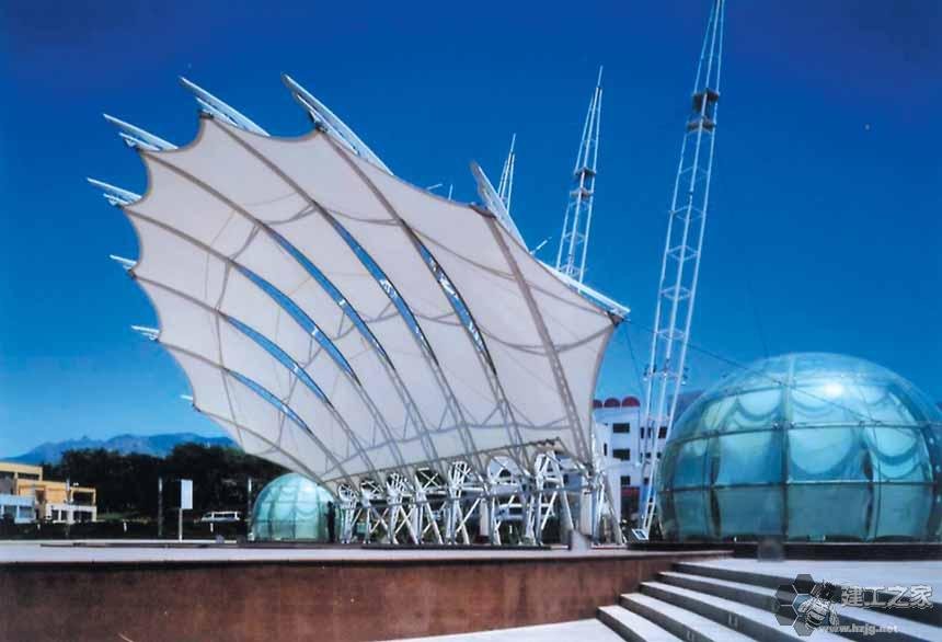 长宁车棚膜结构网架